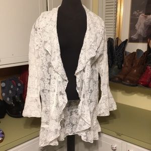 White Lace Jacket/kimono